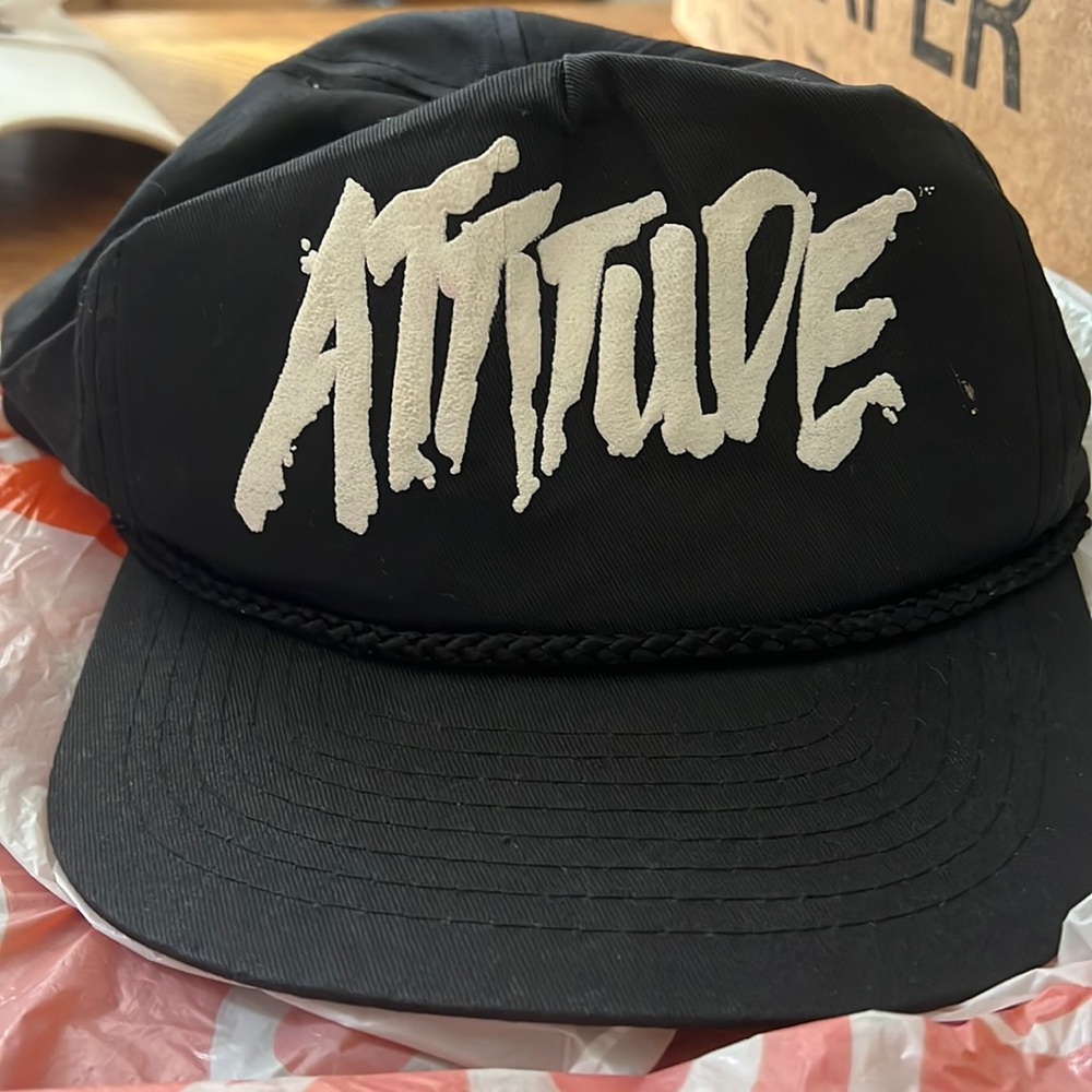 Attitude Black baseball Hat